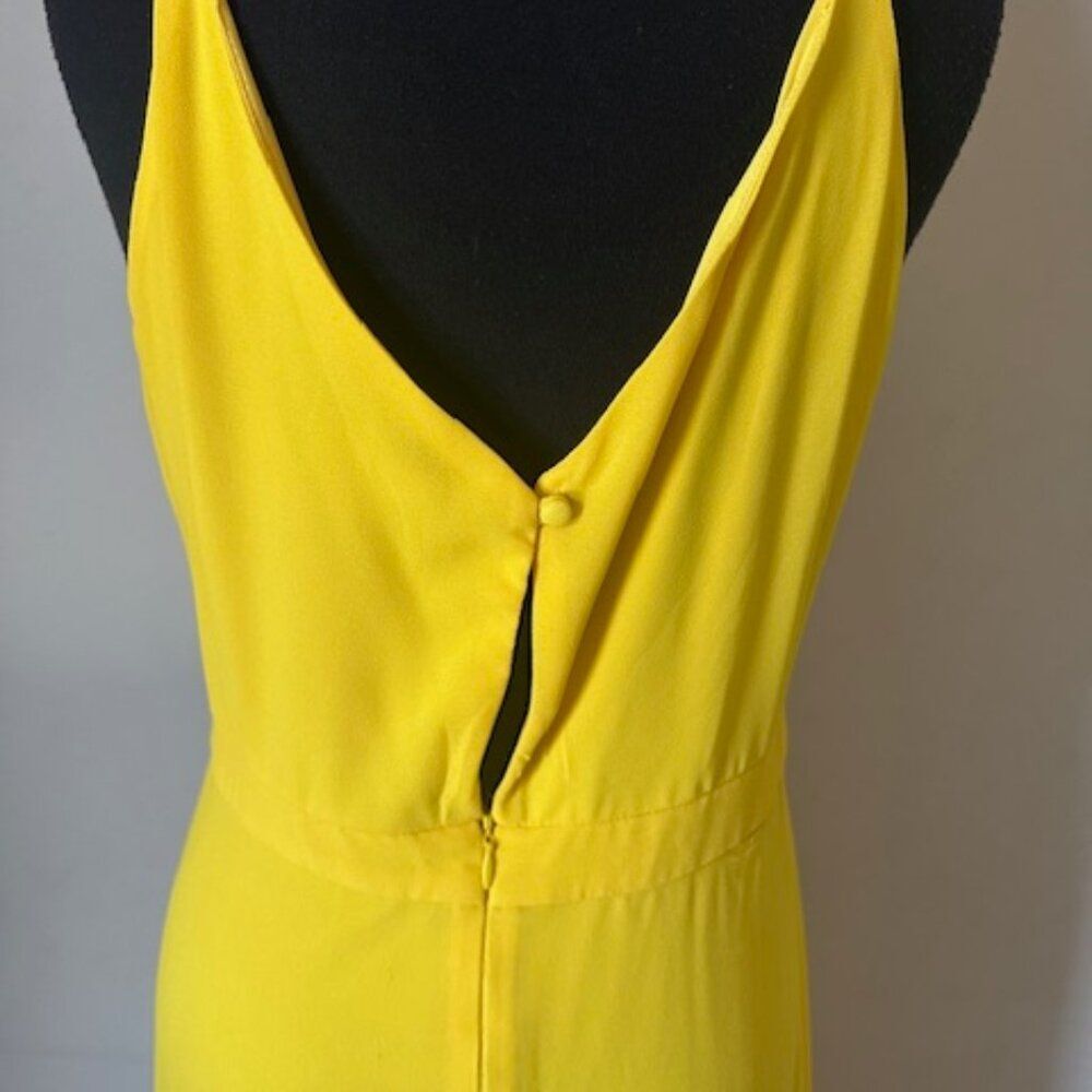 TFNC London Vibrant Yellow Dress   8547  Size 14 - Picture 6 of 13